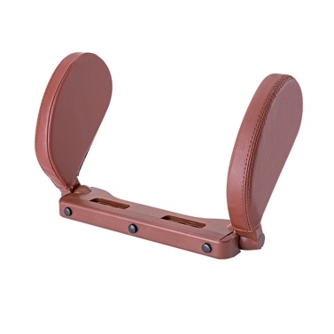 Universal Car Seat Headrest Pillow, Sleeping Headrest Memory Foam Neck Pillow Adjustable U-shaped Pillow (Black)