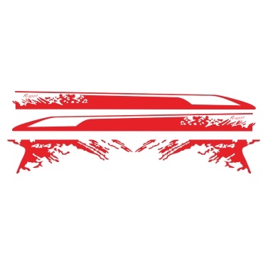 4pcs Car Side Stickers Stylish Auto Vinyl Film Decoration Decal DIY Sport Waterproof Car Body Accessories