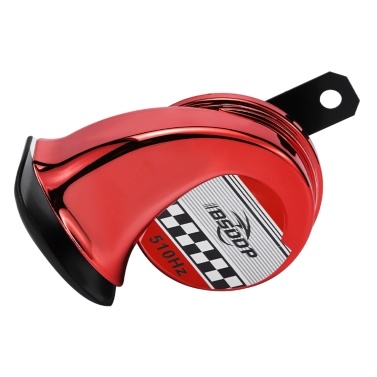 Electric Snail Horn 12V High and Low Tone Horns Car Motorcycle Snail Horn Waterproof 110db Horn with Bracket