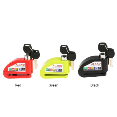 Motorcycle Scooter Bicycle Disc Brake Lock Security Anti-theft Alarm Lock