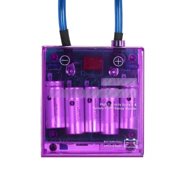 Car Digital Voltage Stabilizer Universal 12V Electric Voltage Regulator Rectifier with Earth Ground Cables and Mounting Hardware Kit