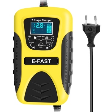 Intelligence Battery Chargers for Auto Motorcycle Leads Acid Intelligent LCD Display Car Batteries Charger
