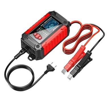 FOXSUR 12V 6-Amp Battery Charger and Tester for Motorcycle Car