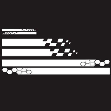 5 Pieces  Vinyl Car Side Sticker Auto Body Racing Sports Decals Universal Car Truck DIY Decal Stripe Vinyl Stickers Decoration