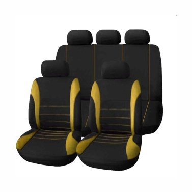 9pcs Universal Car Seat Cover Cloth Art Auto Interior Decoration Protecting Covers for Four Seasons