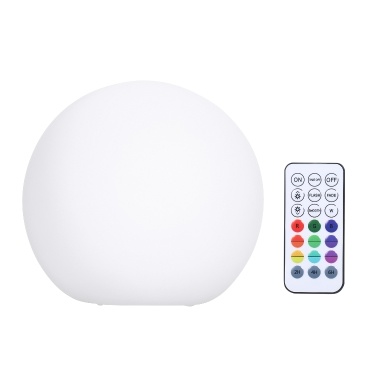 Dimmable Floatings Pool Light with RF Remote Control IP67 Waterproof RGBW Color Changing LEDs Ball