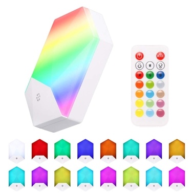 16 Colors Changing RGB LEDs Night Lamp with Controller