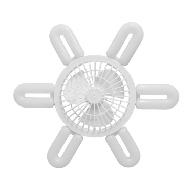 6 Blade LED Collapsible Leaf Light E27 Screw Flying Saucer Light Wide Voltage Fan Lights(normal type)