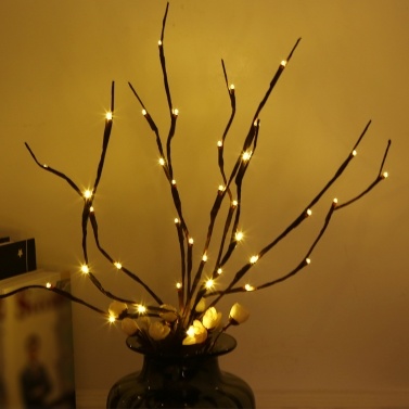 2 Pack 20 Twig Willow Branches Design LED Light