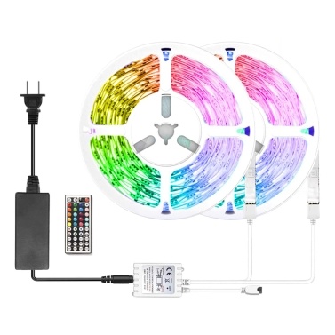 44-Key IR Remote Light Strip IR Receiver Dynamic Modes 5050RGB Set Home Party Decoration