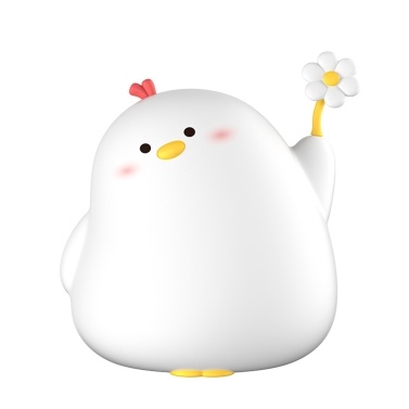 Moe Chicken Pat Light Bedroom Soft Light Baby Feeding Eye Protection Rechargeable Night Light