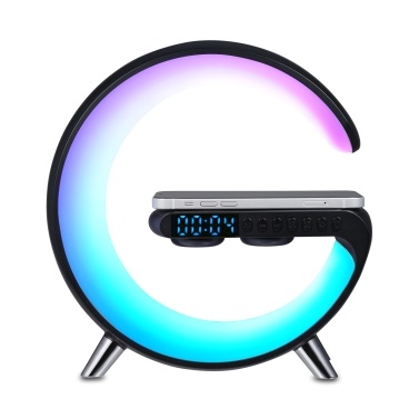 RGBCW Smart Wake-Up Light Ambient Lights with Wireless Charging White Noise Machine