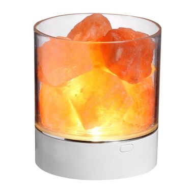 Natural Crystal Himalayan Salt Lamp Multi-color Brightness Adjustable Bedside Table Lamp