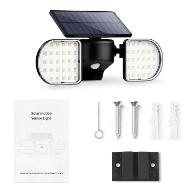 Solar Powered Sensor Wall Light Outdoor Waterproof Lighting Home Garden Lights