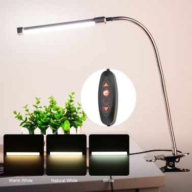 10W Eye Protection LED Clamp Clip Light Table Desk Reading Lamp