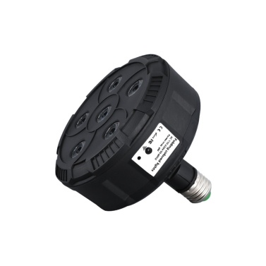 5LEDs Mini Par Light RGBW Stage Lights with Remote Control E27 Lamp Holder Voice Controlled KTV Bar Party Atmosphere Light