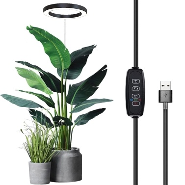 Plant Grow Light Floor Lamp Floor Model Full Spectrum Sunlight Large Potted Plant Fill Light 3/9/12 Hours Timing