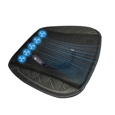 Car Seat Fan Cushion for Summer Driving Cooling Car Seat Cover with 5 Fans and 3 Adjustable Speed