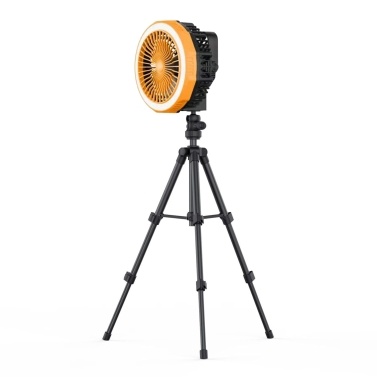 Folding Tripod Fan Table Fan/Ceiling Fan/Floor Fan 3-in-1 4-speed Wind Speed 3-speed Lighting Intensity with Stand