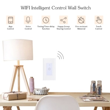 50% OFF WIFI Intelligent Touch Control Wall Switch,limited offer $16.39 50% OFF WIFI Intelligent Touch Control Wall Switch,limited offer $16.39