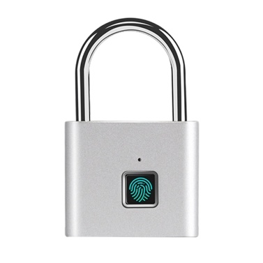 Fingerprint Padlock with USB Charging Ultra-Light Intelligent Safety Electronic Lock for Door, Drawer, Cabinet, Suitcase, Bike