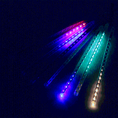 30cm 8 Tubes Falling Snow Strip Fairy Meteor Shower Rain LED Light String