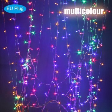 3x3 Meter AC 110-240V 300 LEDs String Light Curtain Lights Christmas Light Home Decoration Lighting