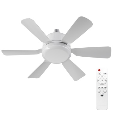 Silent Removable Fan Blade Fan Light Six Blade Fan Light With Remote Control