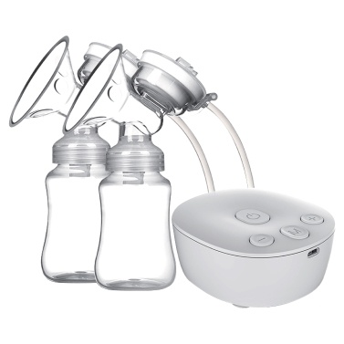 Double Electric Breast Pump with 2pcs 150ml Milk Bottles