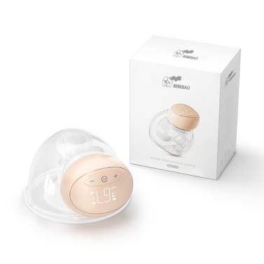 BEBEBAO P7 Wearable Electric Breast Pump with LED Display 3 Modes 10 Levels of Suction 240mL Capacity Food-grade Material
