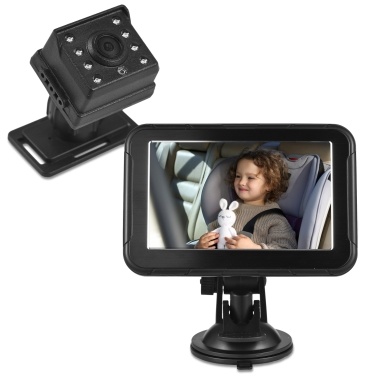 1080P Baby Car Camera Baby Car Monitor Backseat Camera for Kids with Car Charger Camera Bracket