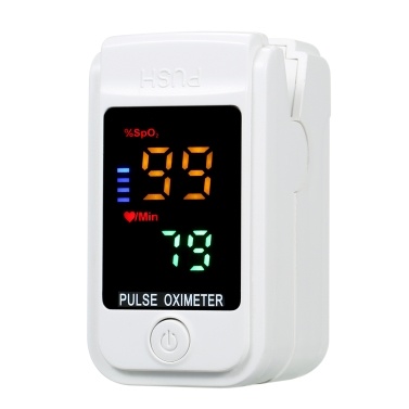 Fingertip Clip Pulse Oximeter L-ED Colorful Screen Display Mini SpO2 Monitor