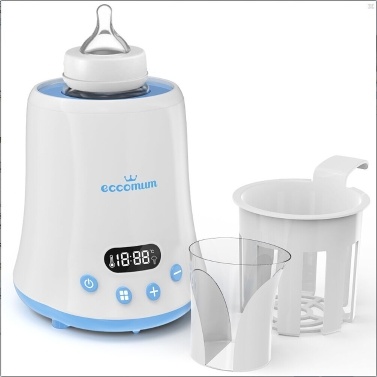 Eccomum Baby Bottle Warmer Fast Milk Warmer with LCD Display and Timer