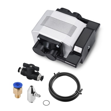 LONGER Air Assist Kit for RAY5 10W Laser Engraver 30L/Min Large Airflow 0.03MPa Low Noise Air Assist Pump for CNC Cutter Laser Engraver