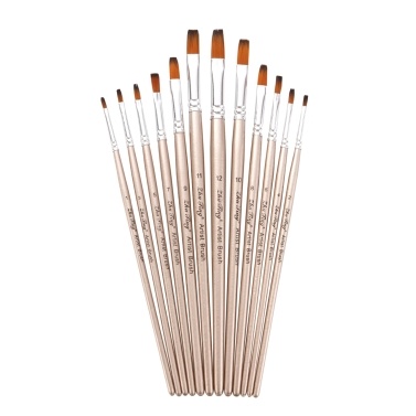 12pcs Paint Brushes Set Kit