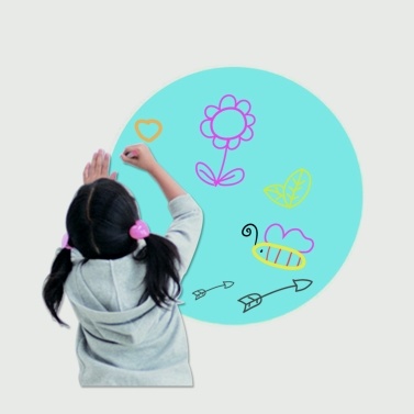 12 Colors Round Chalkboard Contract Paper