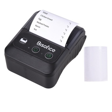 Bisofice Portable Wireless BT 58mm 2 Inch Thermal Receipt Printer Mini USB Bill POS Mobile Printer