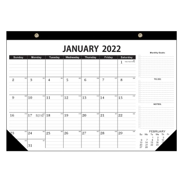2021-2022 Calendar Monthly Desk/Wall Calendar Planner Jan. 2021-Jun. 2022 12x17in with Corner Protectors for Planning and Organizing for Home Office