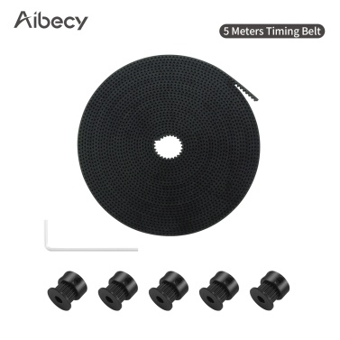 Aibecy 5 Meters GT2 Timing Belt 6mm Width