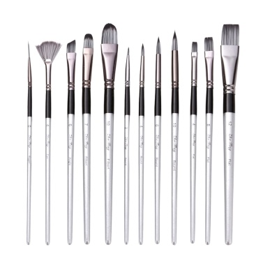 12pcs Artist Paint Brushes  Watercolor Brush Pen Set