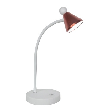 LED Eye Caring Desk Lamp 3 Color Dimmable 10 Brightness 2700-6500K Touch Button by USB Charging
