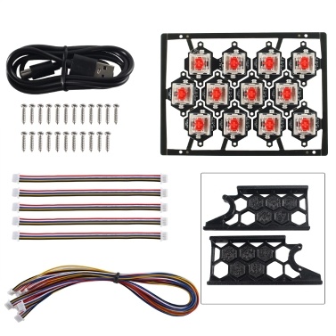 Hot Key Board Vor Skirt Klipper Pre-installed PCB Board with LED Compatible with Vor V2.4/Trident/Switchwire 3d Printers