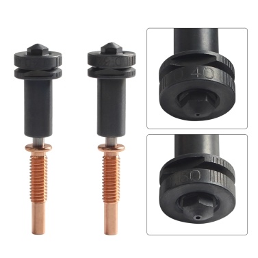 Upgraded High Flow 0.4mm Trimetal Nozzles Comes with 2PCS Silicone Sleeve