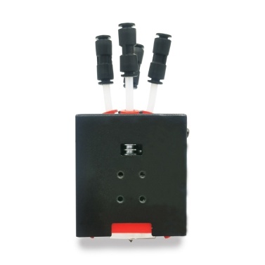 ZONESTAR M4V6 24V 3D Printer Direct Drive Extruder Upgrade Kit 4-IN-1-OUT Mix Color Hotend Support 4 Colors Printhead with V6 Nozzle