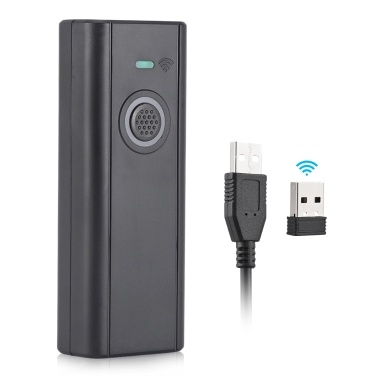 Bisofice 1D/2D Barcode Scanner 2.4G Wireless/BT/USB Wired Connection Mini Barcode Reader