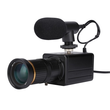 4K HD Camera Computer Camera USB Webcam 10X Optical Zoom Manual Focus Auto Exposure Compensation with Microphone