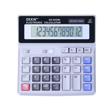 12 Digit LCD Display Desk Calculator