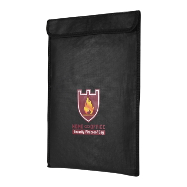Security Fireproof Money Document File Bag