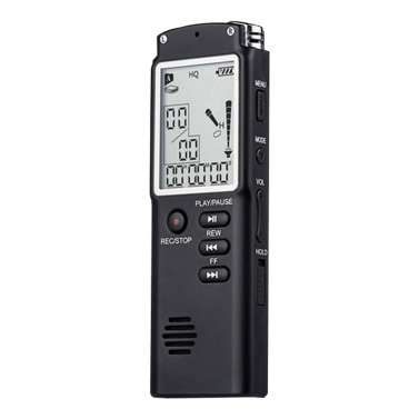 8GB Digital Voice Recorder Voice Activated Recorder MP3 Player 1536Kbps HD Recording Noise Reduction Dual Condenser Microphone 13h Continuous recording with WAV MP3 Player Telephone Recording for Meet