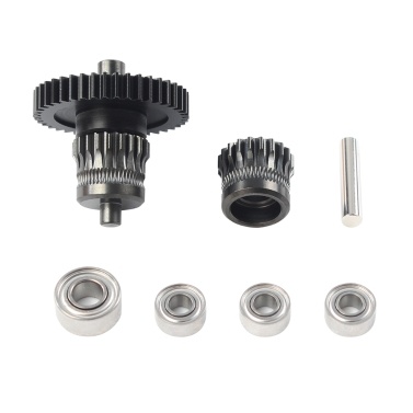 Hardened steel Integrated Shaf Gear Set for Sprite Extruder Wear-resistant and Corrosion-resistant Nano-coating Surface High Temperature Resistance Filament Feeding Extruder Gear Kit